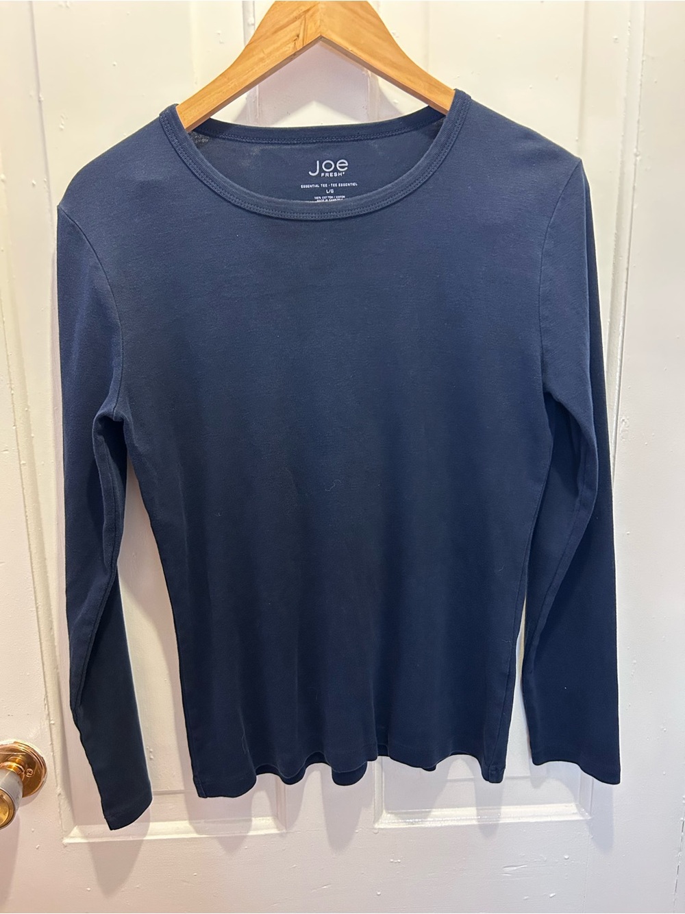 Joe Fresh Navy Blue Long-Sleeve Essential Tee